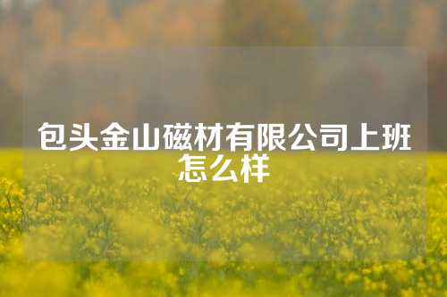 包头金山磁材有限公司上班怎么样