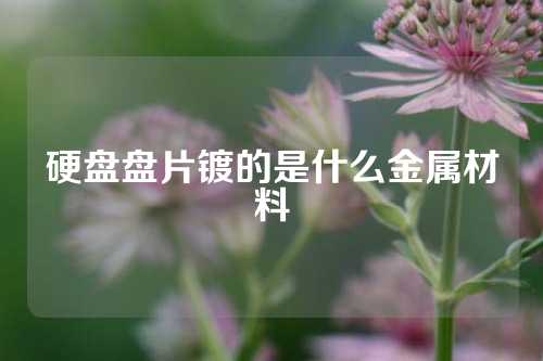 硬盘盘片镀的是什么金属材料