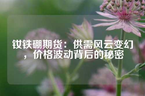 钕铁硼期货：供需风云变幻，价格波动背后的秘密