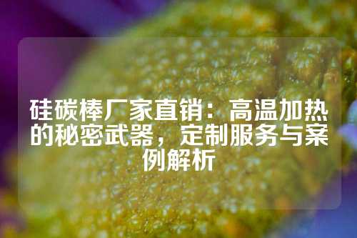 硅碳棒厂家直销：高温加热的秘密武器，定制服务与案例解析