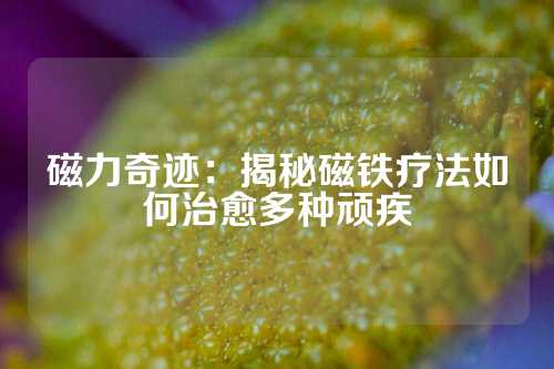 磁力奇迹：揭秘磁铁疗法如何治愈多种顽疾