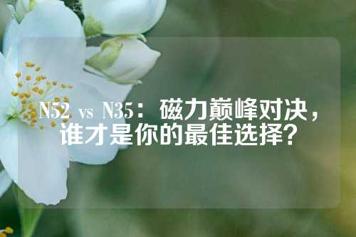 N52 vs N35：磁力巅峰对决，谁才是你的最佳选择？