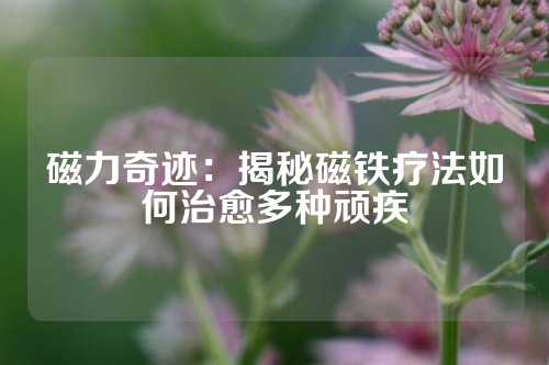 磁力奇迹：揭秘磁铁疗法如何治愈多种顽疾