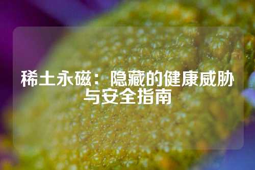 稀土永磁：隐藏的健康威胁与安全指南