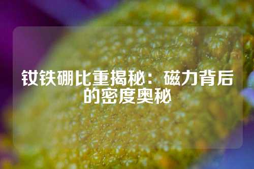 钕铁硼比重揭秘：磁力背后的密度奥秘